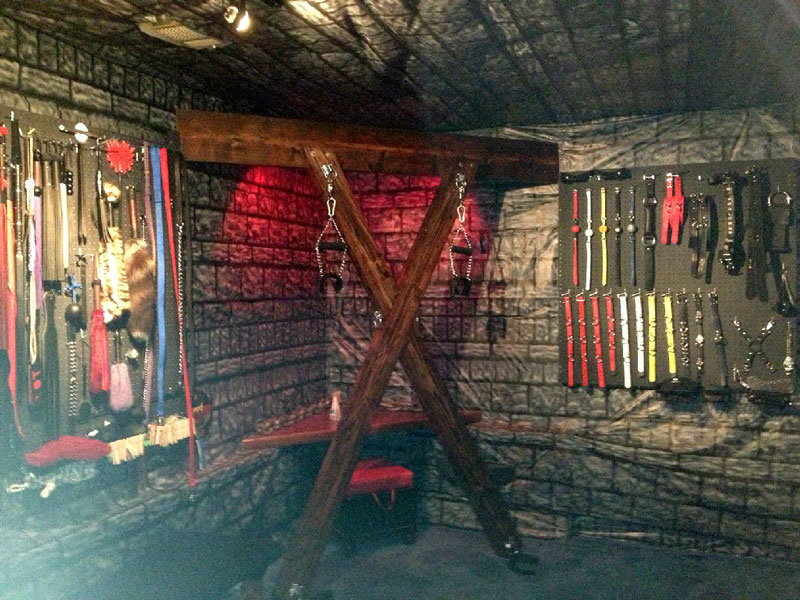 The Saint Andrew's Cross and many toys